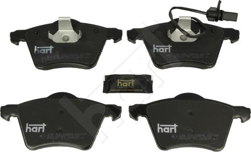 Hart 248 993 - Brake Pad Set, disc brake autospares.lv