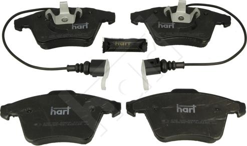 Hart 248 992 - Brake Pad Set, disc brake autospares.lv