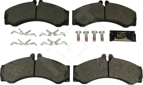 Hart 248 943 - Brake Pad Set, disc brake autospares.lv