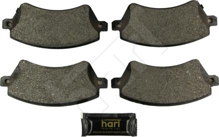 Hart 248 958 - Brake Pad Set, disc brake autospares.lv