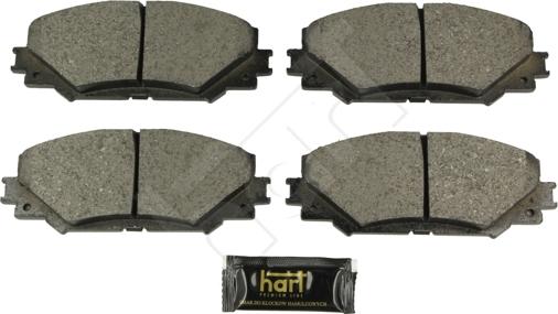 Hart 248 960 - Brake Pad Set, disc brake autospares.lv