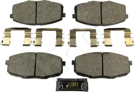 Hart 248 967 - Brake Pad Set, disc brake autospares.lv