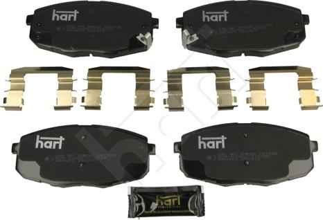 Hart 248 967 - Brake Pad Set, disc brake autospares.lv