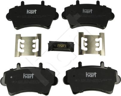 Hart 248 915 - Brake Pad Set, disc brake autospares.lv