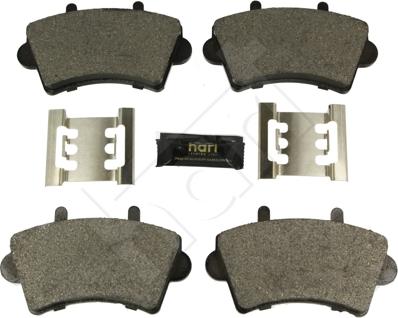 Hart 248 915 - Brake Pad Set, disc brake autospares.lv