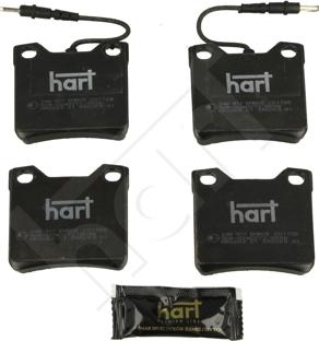 Hart 248 917 - Brake Pad Set, disc brake autospares.lv