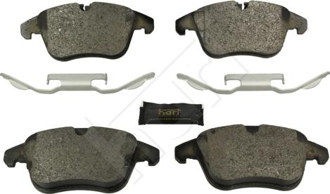 Hart 248 980 - Brake Pad Set, disc brake autospares.lv