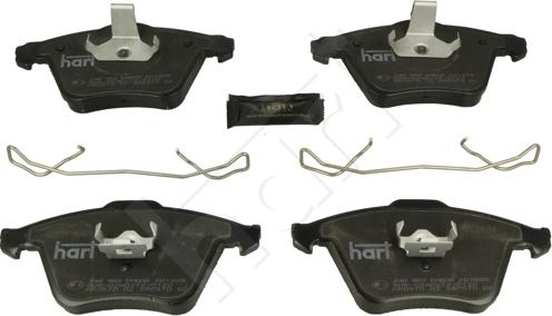 Hart 248 983 - Brake Pad Set, disc brake autospares.lv