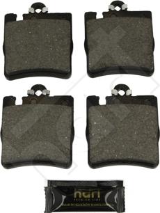 Hart 248 930 - Brake Pad Set, disc brake autospares.lv