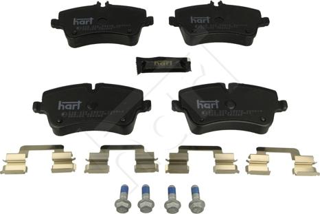 Hart 248 928 - Brake Pad Set, disc brake autospares.lv