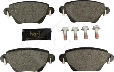 Hart 248 922 - Brake Pad Set, disc brake autospares.lv