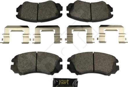Hart 248 975 - Brake Pad Set, disc brake autospares.lv