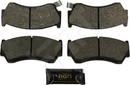 Hart 248 897 - Brake Pad Set, disc brake autospares.lv