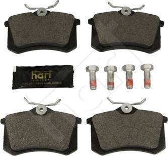 Hart 248 864 - Brake Pad Set, disc brake autospares.lv