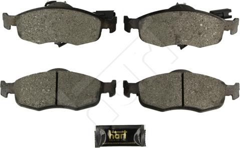 Hart 248 884 - Brake Pad Set, disc brake autospares.lv