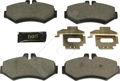 Hart 248 880 - Brake Pad Set, disc brake autospares.lv