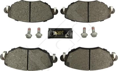 Hart 248 881 - Brake Pad Set, disc brake autospares.lv