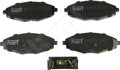 Hart 248 879 - Brake Pad Set, disc brake autospares.lv