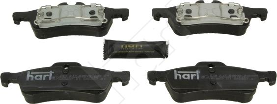 Hart 254 217 - Brake Pad Set, disc brake autospares.lv