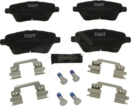 Hart 254 220 - Brake Pad Set, disc brake autospares.lv