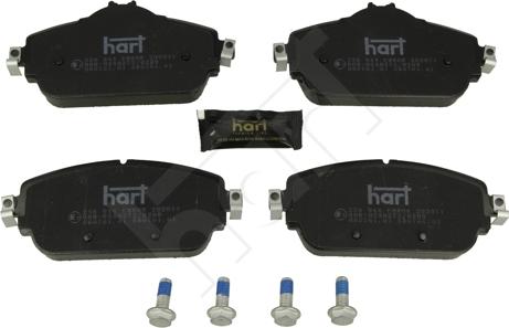 Hart 256 944 - Brake Pad Set, disc brake autospares.lv