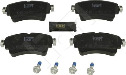 Hart 256 947 - Brake Pad Set, disc brake autospares.lv