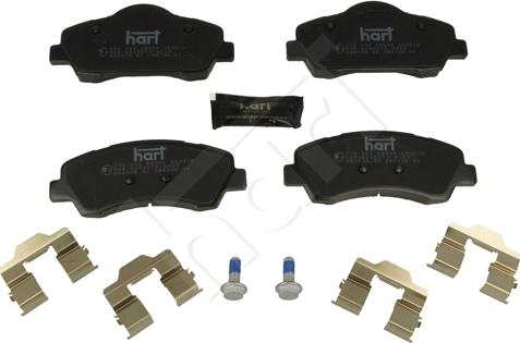 Hart 256 542 - Brake Pad Set, disc brake autospares.lv