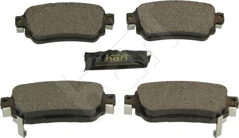 Hart 256 510 - Brake Pad Set, disc brake autospares.lv