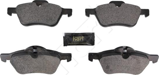 Hart 256 512 - Brake Pad Set, disc brake autospares.lv