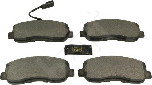 Hart 250 595 - Brake Pad Set, disc brake autospares.lv