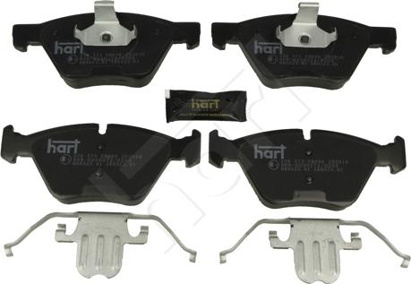 Hart 258 574 - Brake Pad Set, disc brake autospares.lv