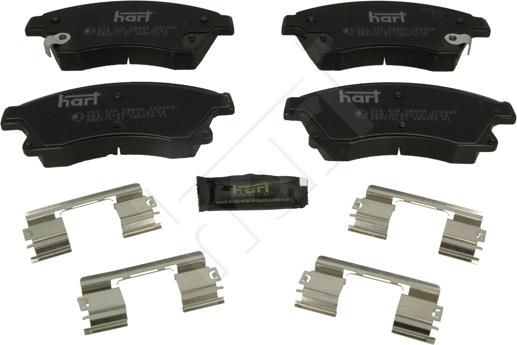 Hart 253 436 - Brake Pad Set, disc brake autospares.lv