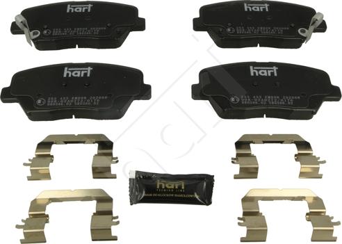 Hart 253 433 - Brake Pad Set, disc brake autospares.lv