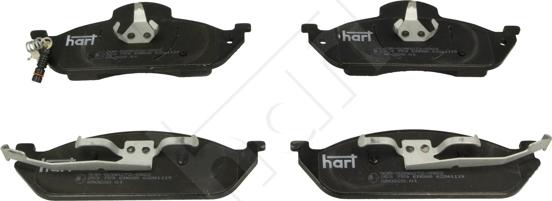 Hart 253 759 - Brake Pad Set, disc brake autospares.lv