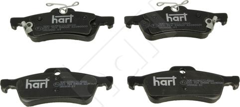 Hart 253 764 - Brake Pad Set, disc brake autospares.lv