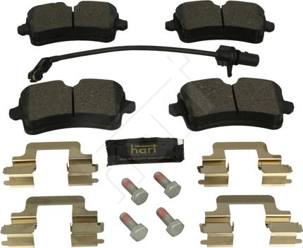 Hart 252 929 - Brake Pad Set, disc brake autospares.lv