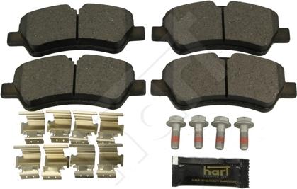 Hart 252 924 - Brake Pad Set, disc brake autospares.lv