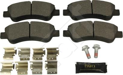 Hart 252 309 - Brake Pad Set, disc brake autospares.lv