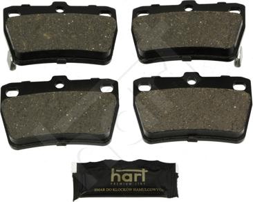 Hart 252 301 - Brake Pad Set, disc brake autospares.lv