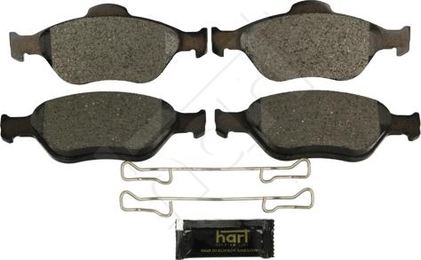 Hart 252 318 - Brake Pad Set, disc brake autospares.lv