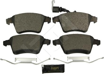 Hart 252 313 - Brake Pad Set, disc brake autospares.lv