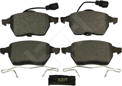 Hart 252 327 - Brake Pad Set, disc brake autospares.lv