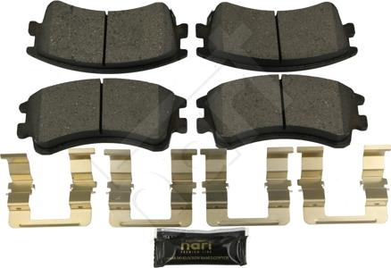 Hart 252 299 - Brake Pad Set, disc brake autospares.lv