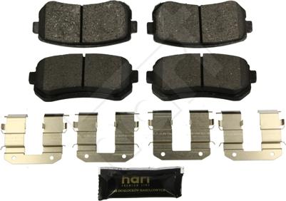 Hart 252 294 - Brake Pad Set, disc brake autospares.lv