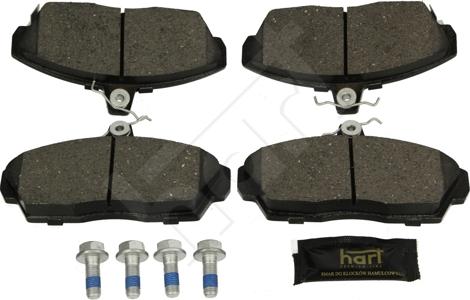 Hart 252 291 - Brake Pad Set, disc brake autospares.lv