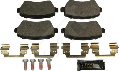 Hart 252 297 - Brake Pad Set, disc brake autospares.lv