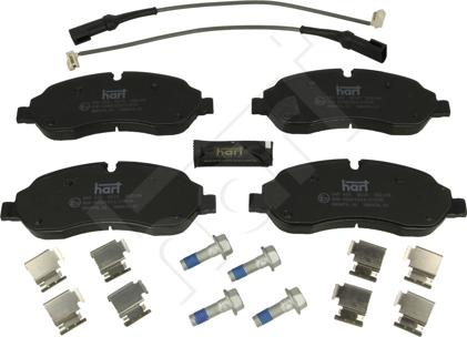 Hart 260 555 - Brake Pad Set, disc brake autospares.lv