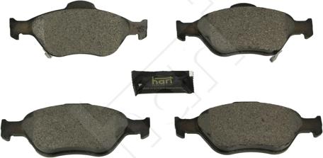 Hart 260 744 - Brake Pad Set, disc brake autospares.lv