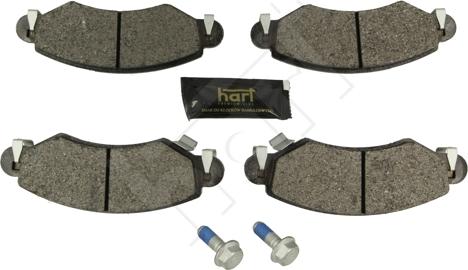 Hart 260 747 - Brake Pad Set, disc brake autospares.lv
