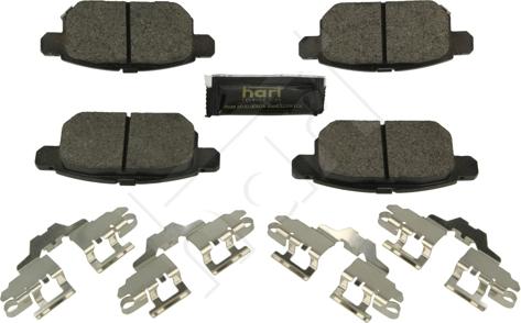 Hart 260 764 - Brake Pad Set, disc brake autospares.lv